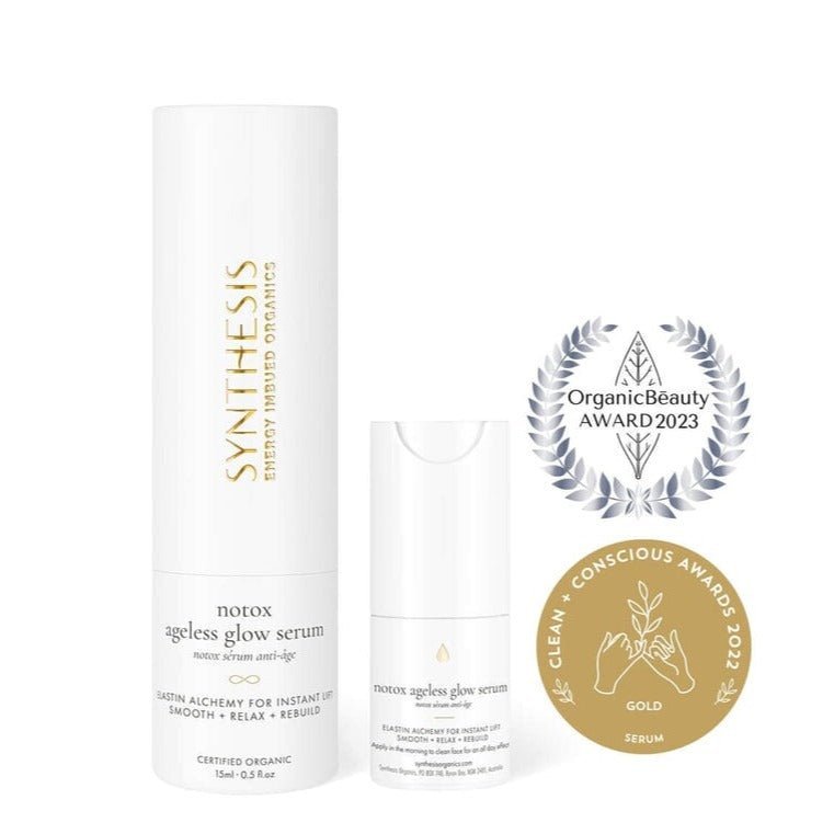 Notox Serum + Replenish Elixir 30 Day Transformation Duo - Synthesis Organics