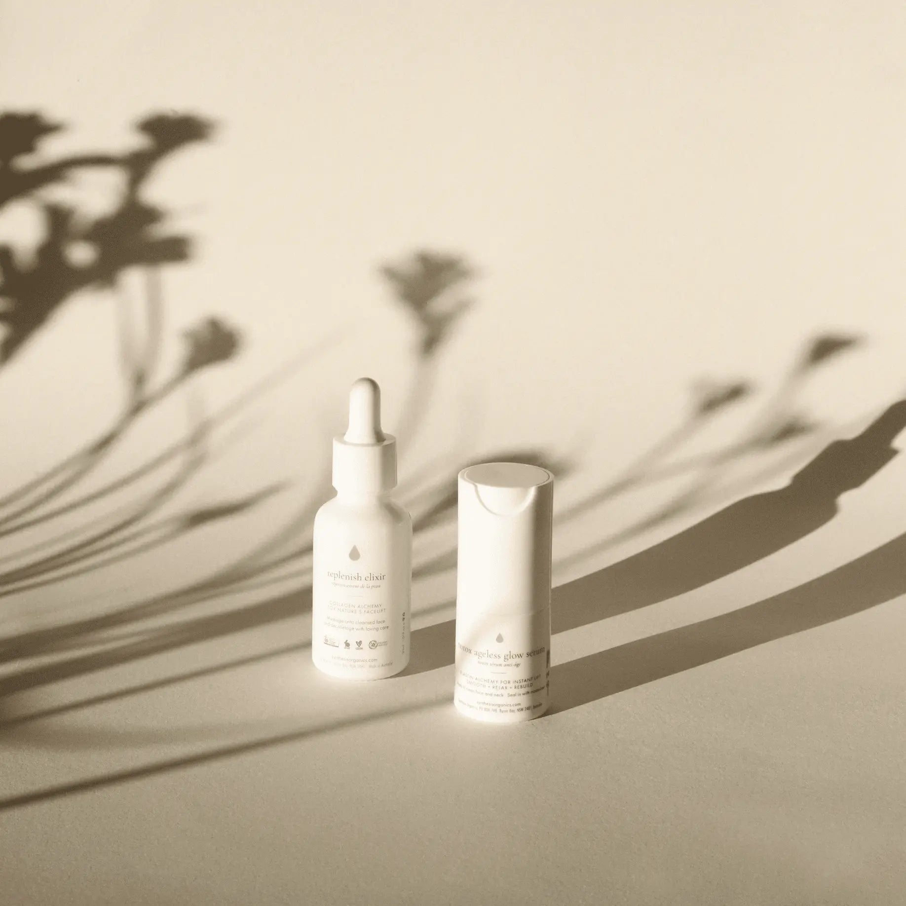 Notox Serum + Replenish Elixir 30/90 Day Transformation Duo - 30 - day Supply - Synthesis Organics