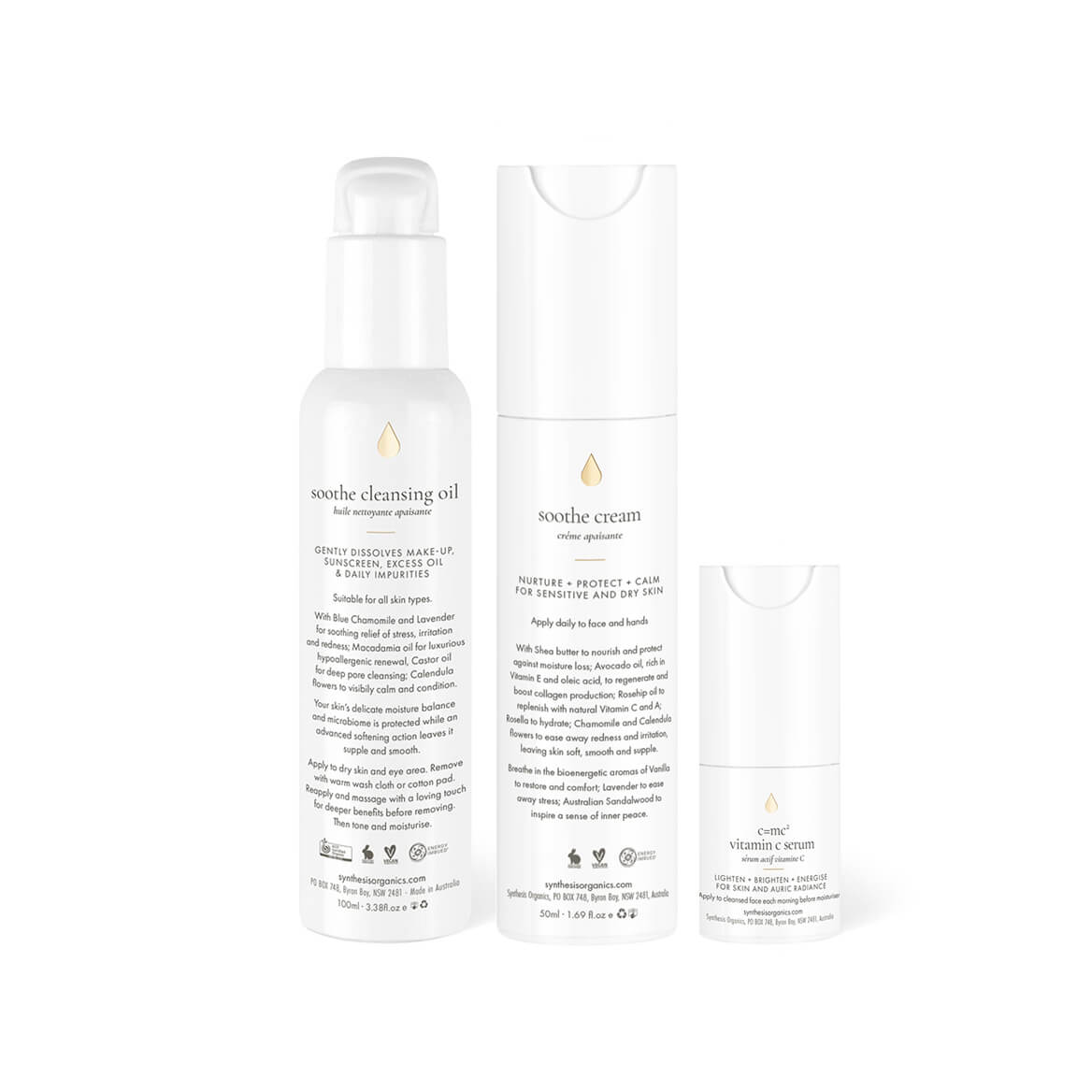 Collection 1: Essentials Other Synthesis Organics With C=mc¬≤ Vit C or HA+ Flower Dew Serum