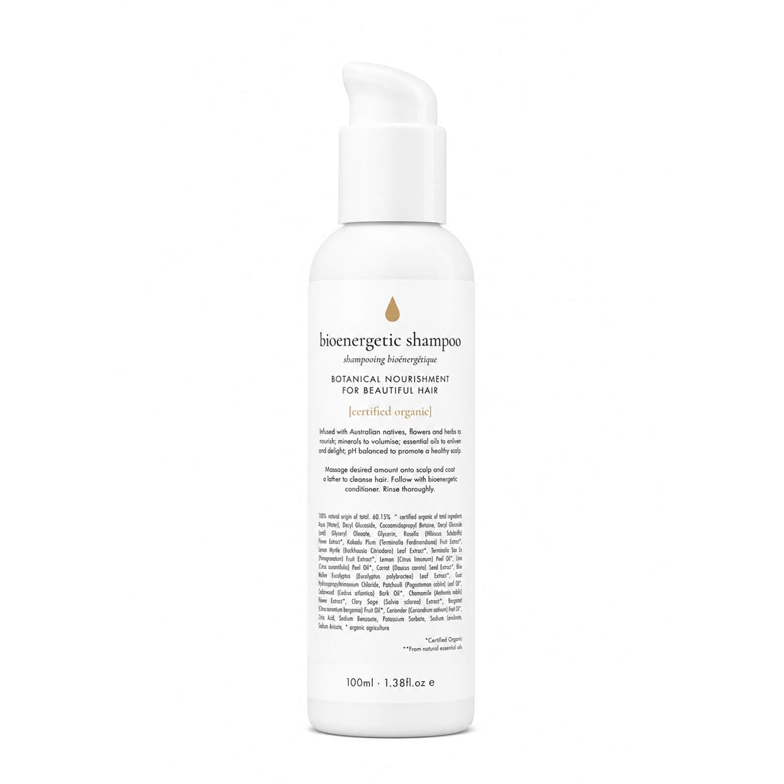 Bioenergetic Shampoo (100ml) - Synthesis Organics