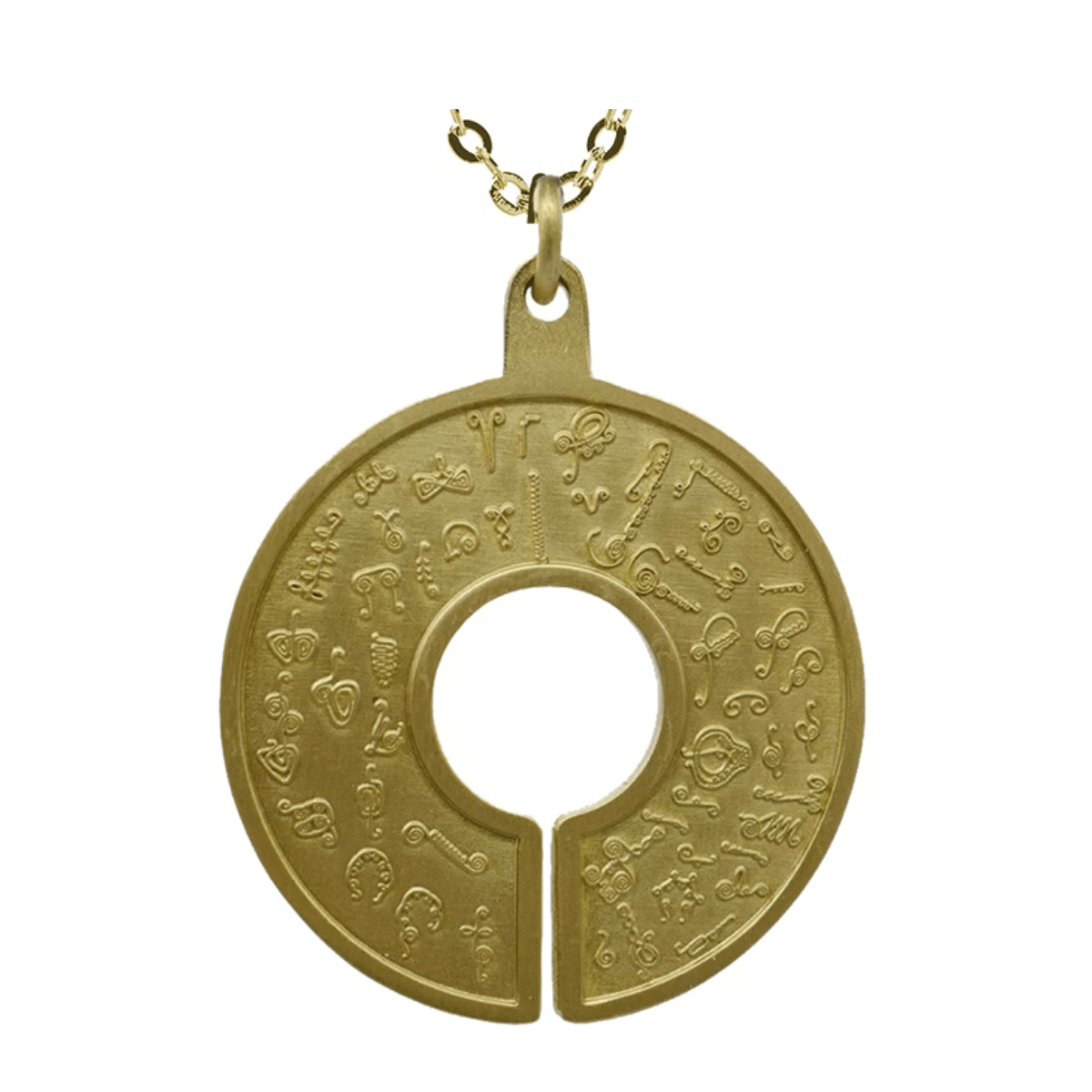 BioSignatures Pendant Yellow Bronze - Synthesis Organics