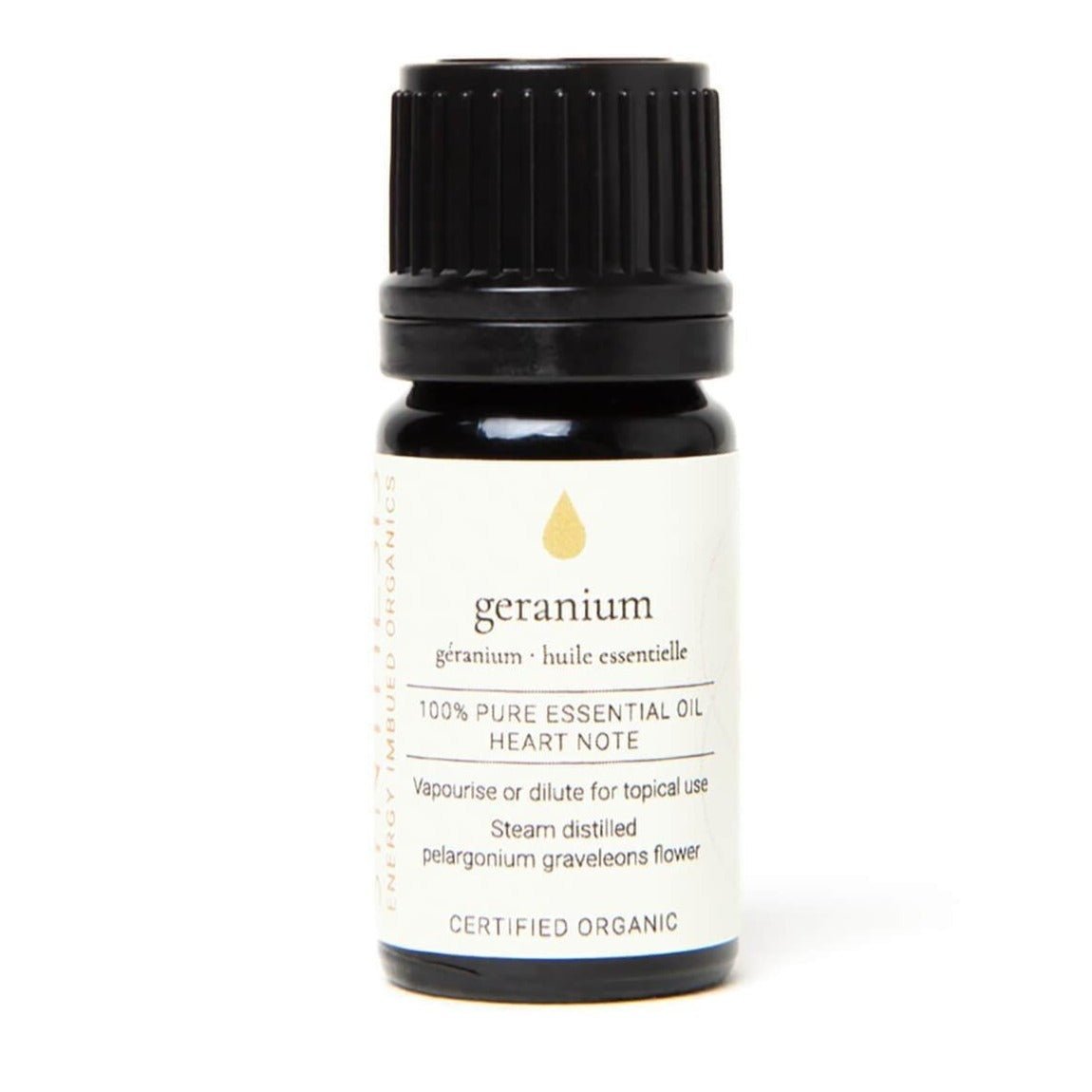 Geranium Certified Organic Essential Oil - 5ml - Synthesis Organics