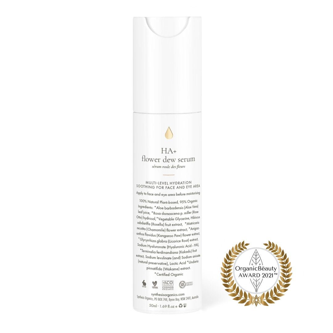 HA+ Flower Dew Serum (50ml) - Synthesis Organics