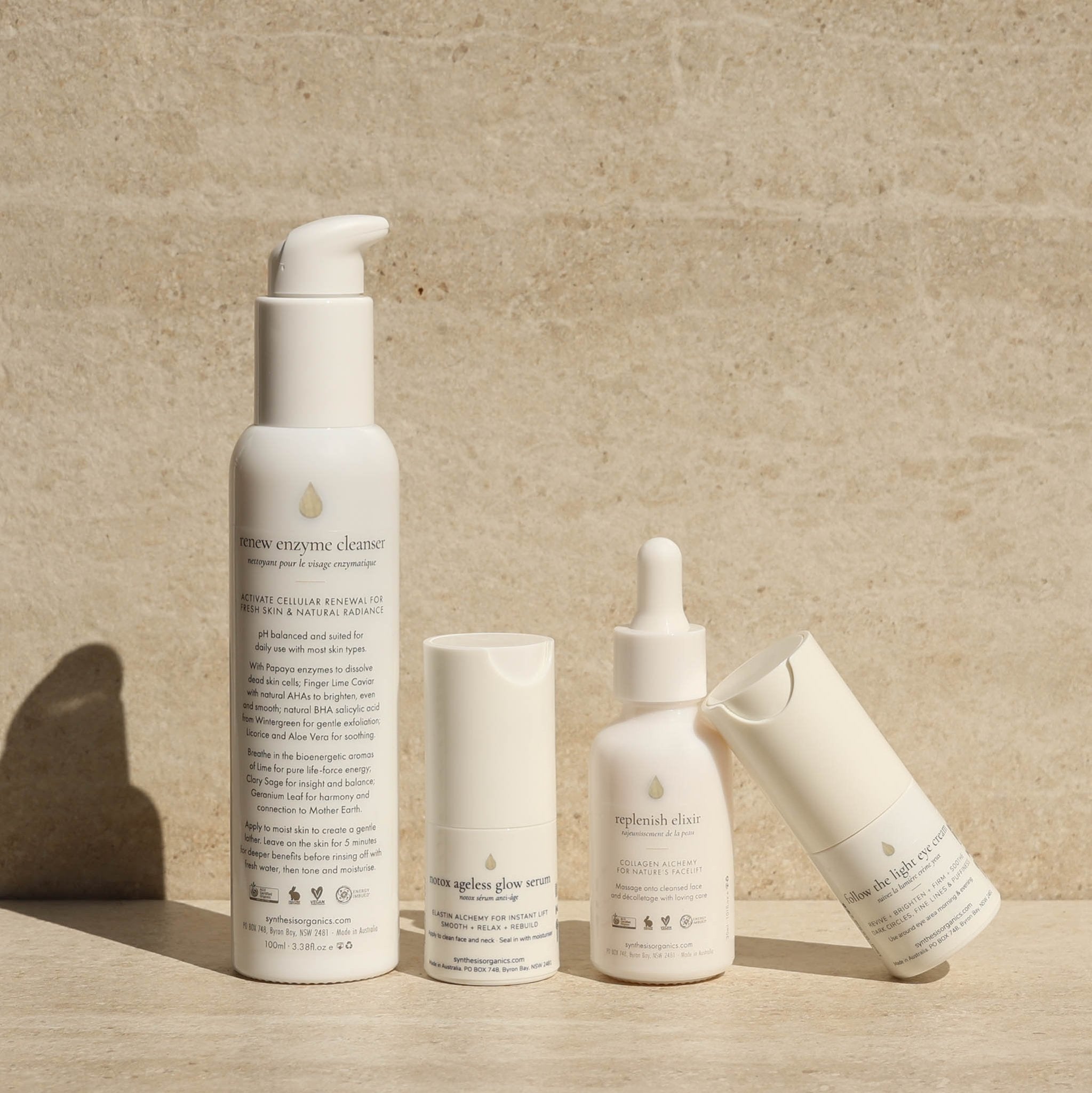 Mature Skin Collection - Option 1: With Replenish Elixir 30ml and Notox Serum 15ml - Synthesis Organics