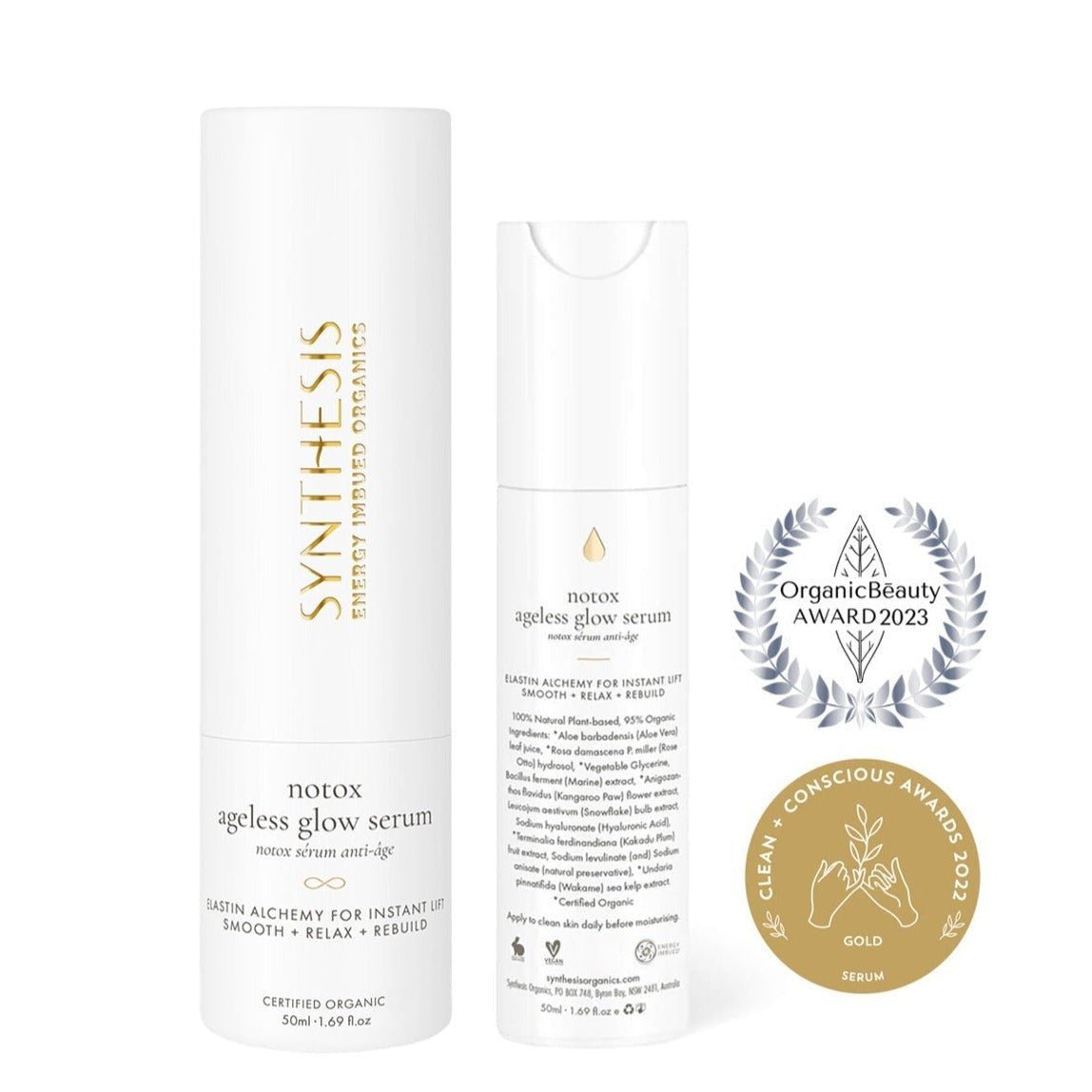 Notox Ageless Glow Serum - 15ml - Synthesis Organics