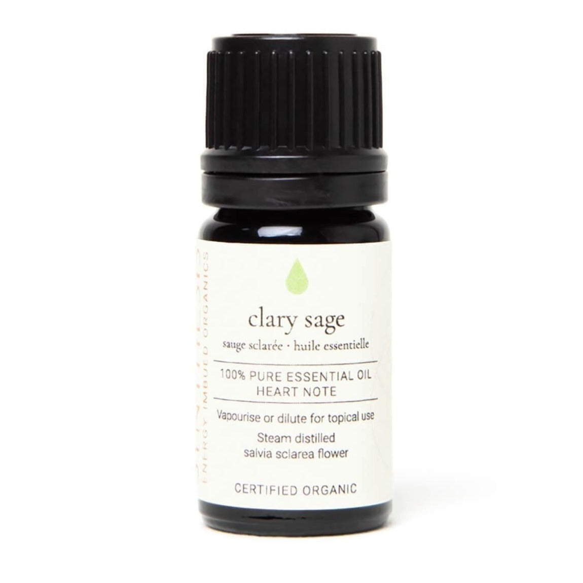 Clary Sage Certified Organic Essential Oil aroma Synthesis Organics