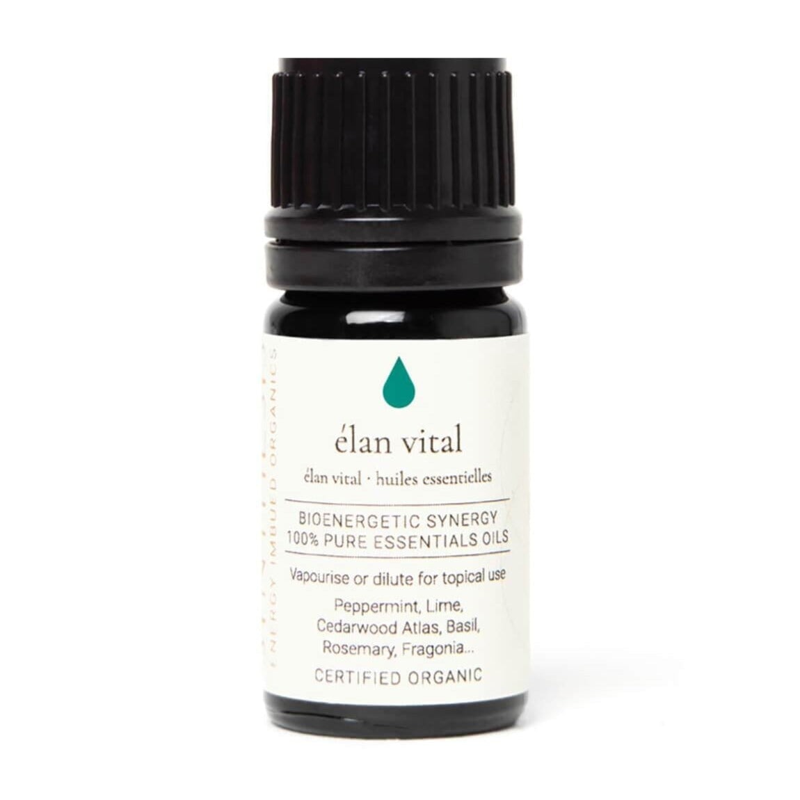 √âlan Vital Essential Oil Synergy Refill aroma Synthesis Organics