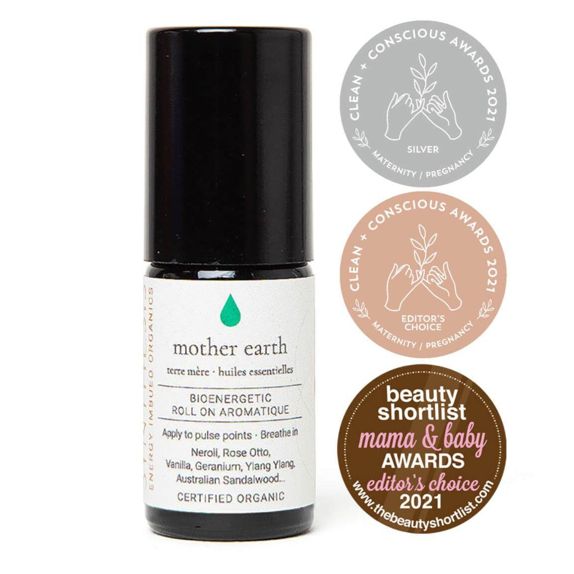 Mother Earth Roll-on aroma Synthesis Organics
