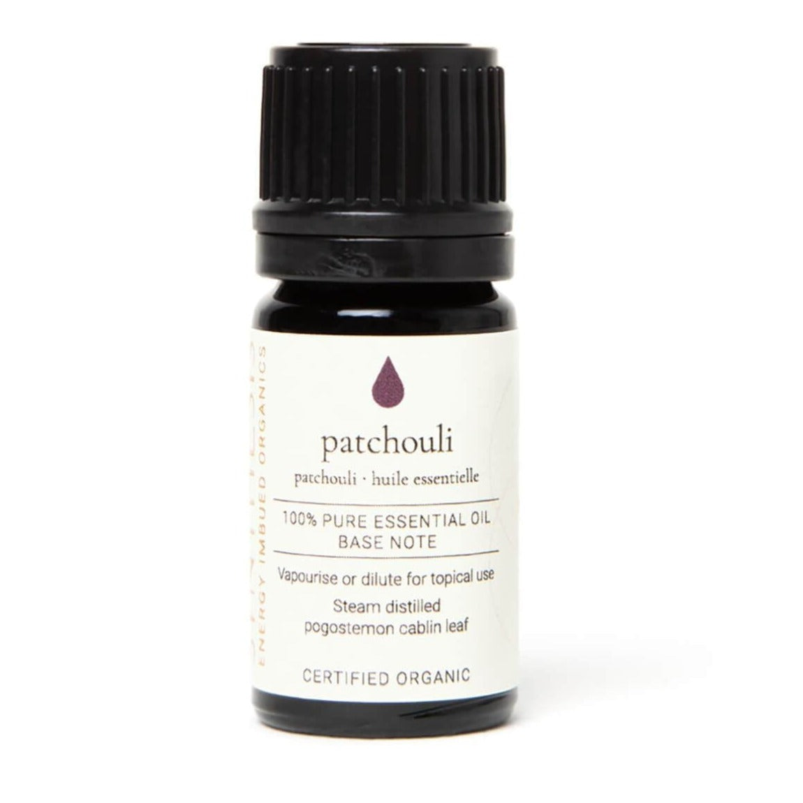 Patchouli Certified Organic Essential Oil aroma Synthesis Organics